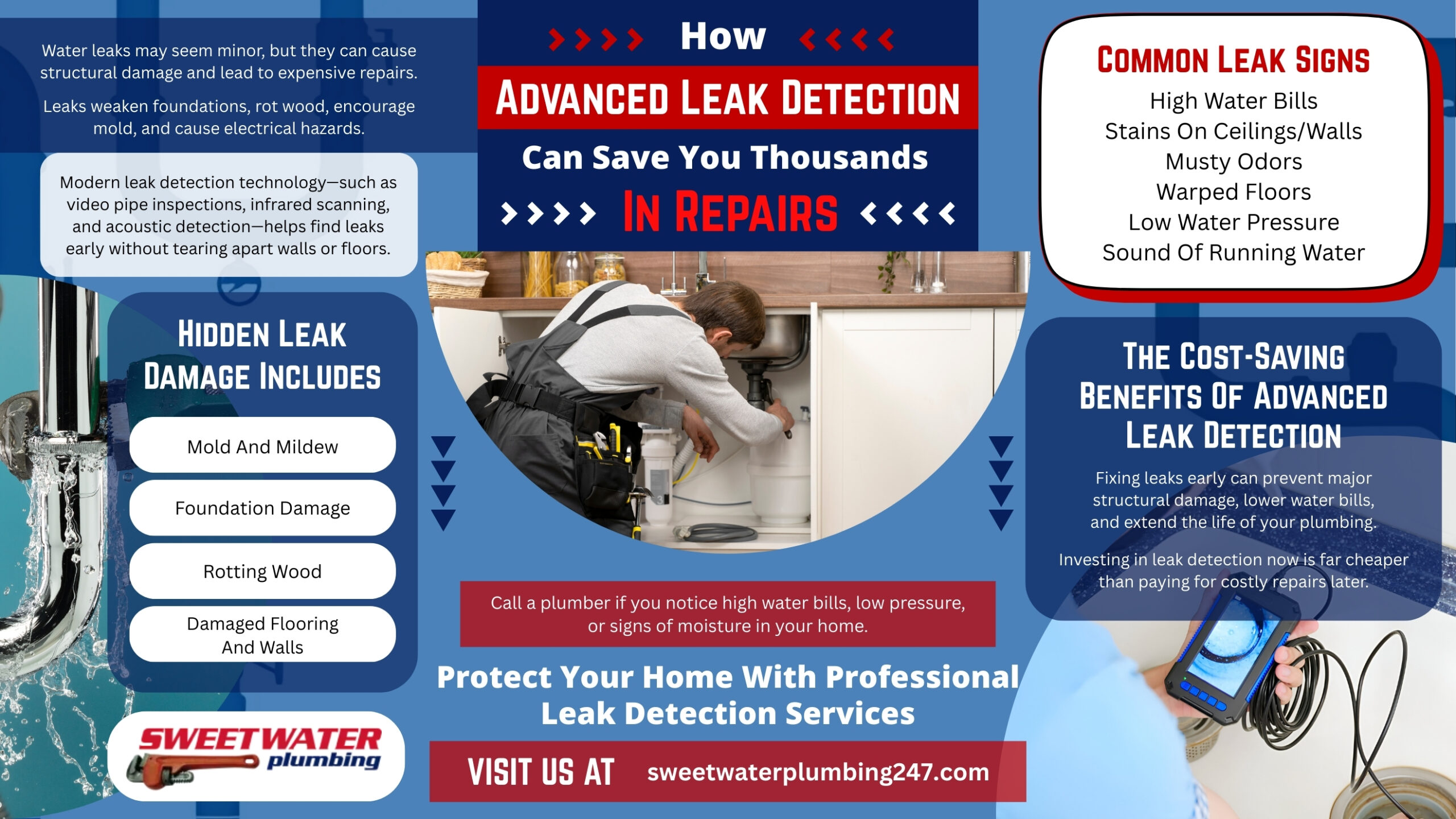 An Infographic on How Advanced Leak Detection Can Save Thousands In Repairs