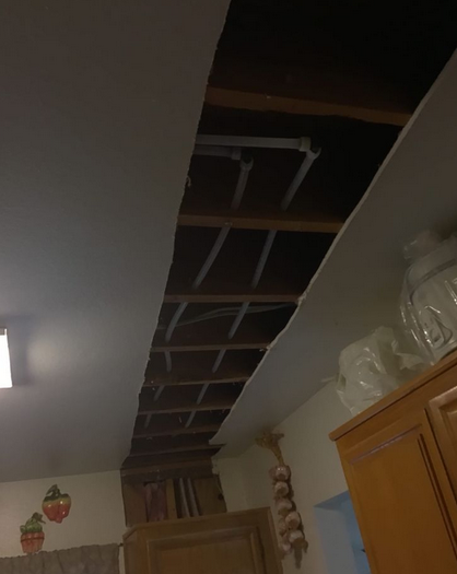 Plumbing repiping in an older home.